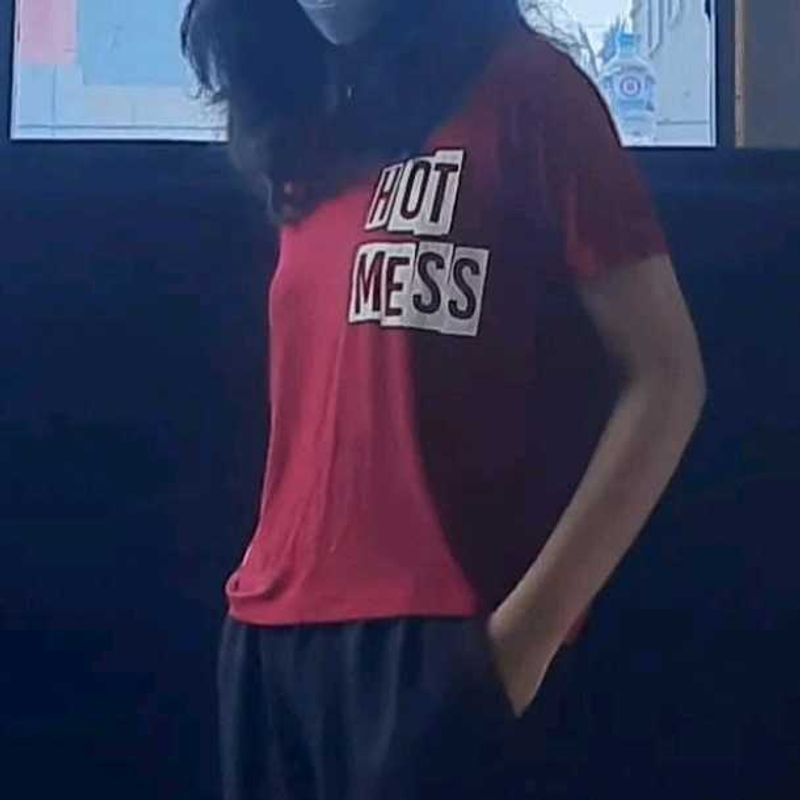 Red Crop Top
