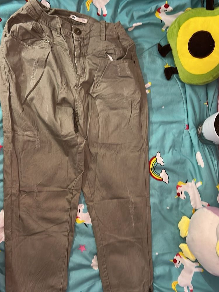 Khaki Casual Pants