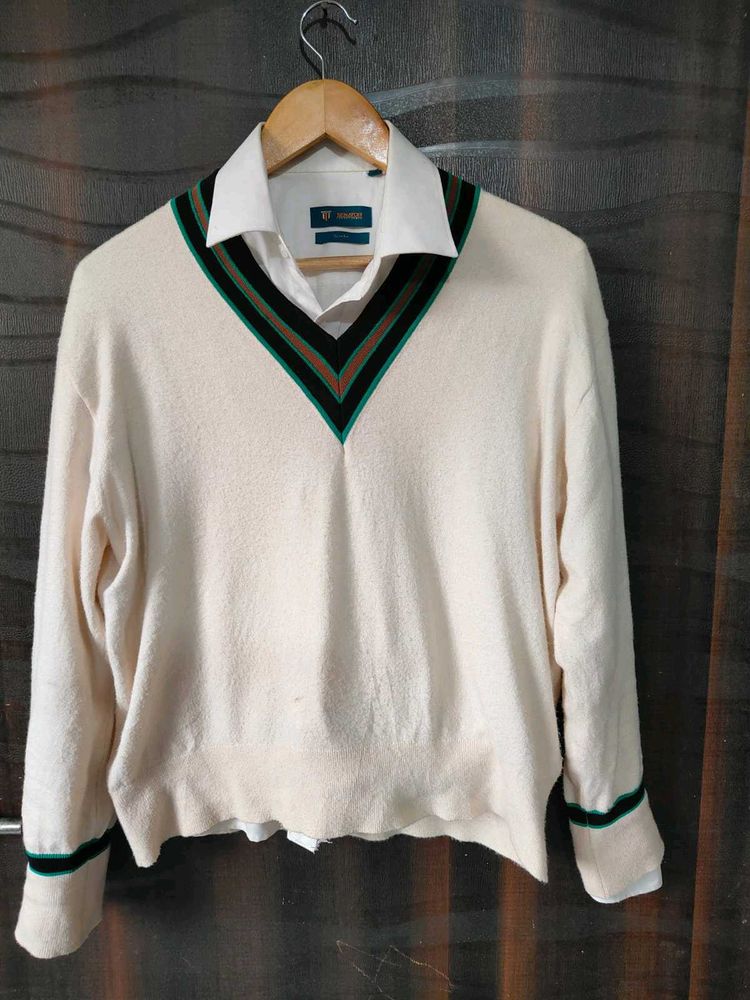 unisex  v neck sweater