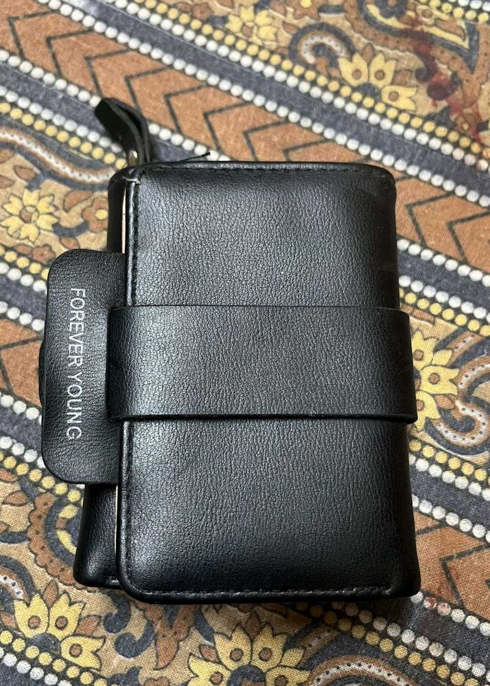 Forever Young Black Wallet
