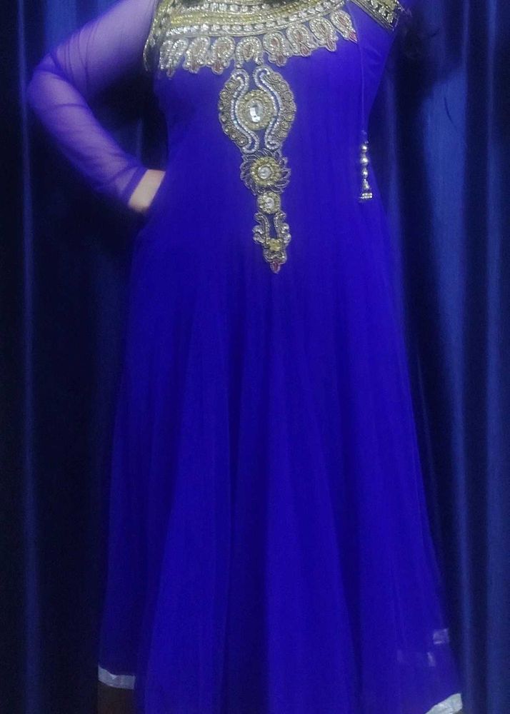 Elegant Blue Anarkali