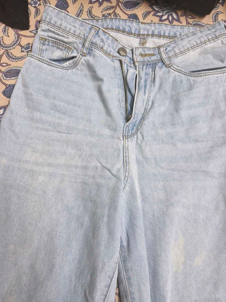 KRAUS Flared Blue Women Jeans