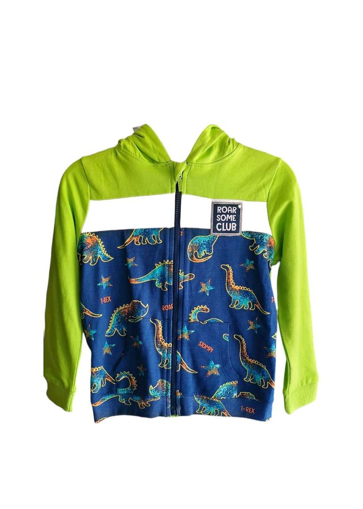 Babyhug Dino Zip-Up Hoodie