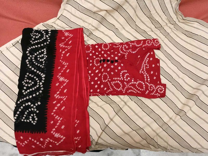 Used FullFlare AnarkaliKurti+RajasthaniPrint Kurti