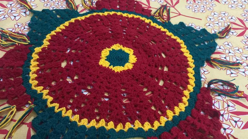 Handmade Crocheted Table Centerpiece