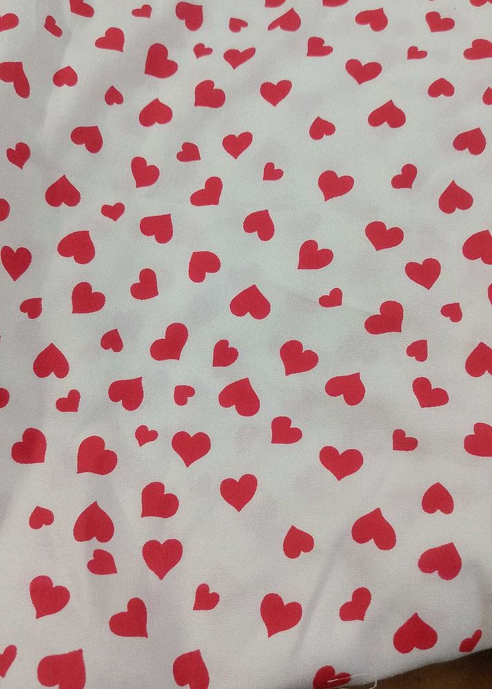 Heart Print Fabric