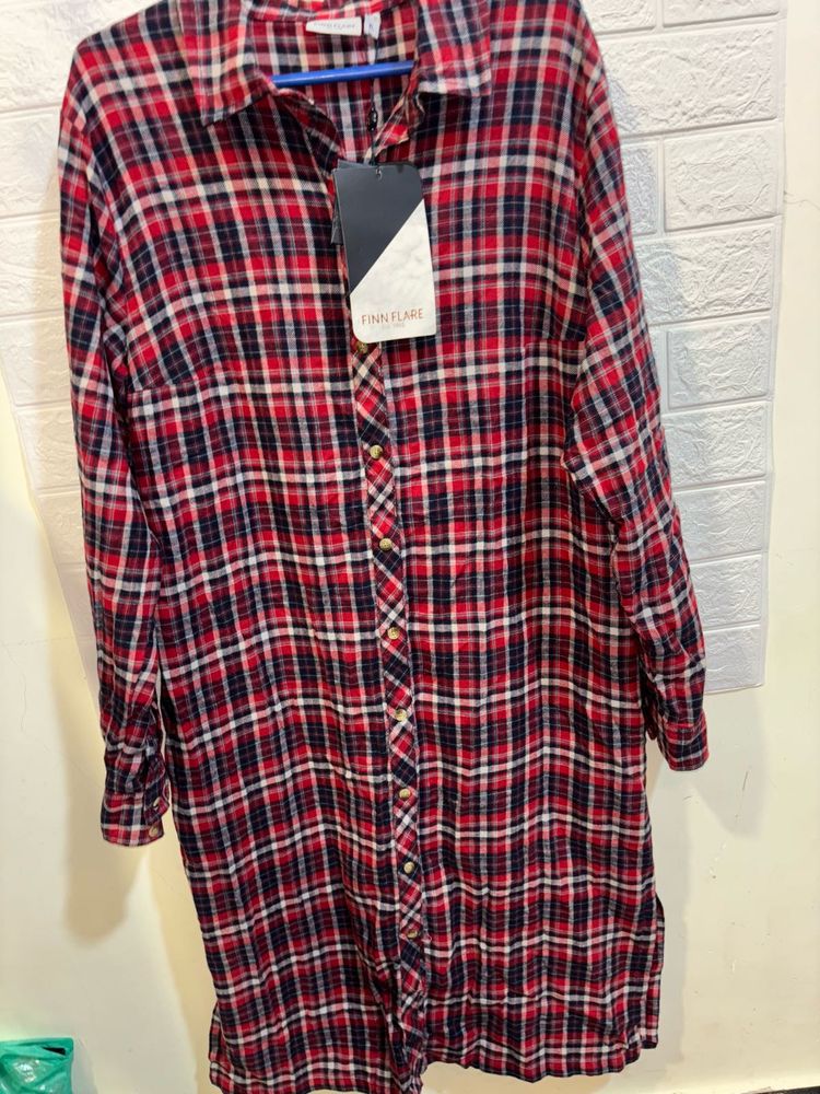 Long Buttoned Shirt