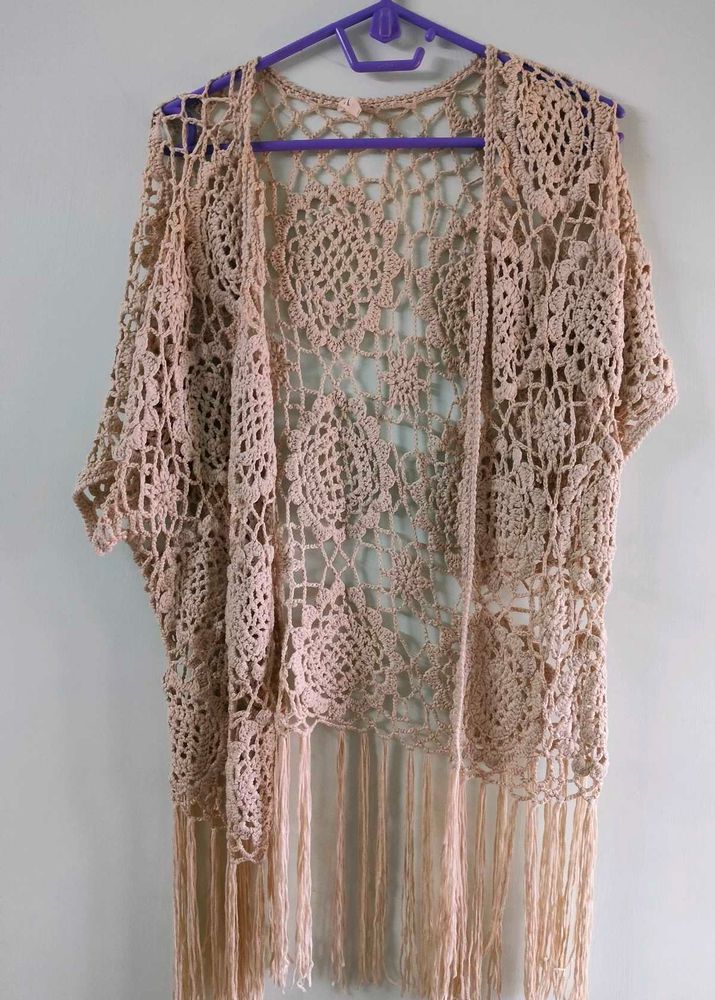 Cute Crochet Handwoven Shrug