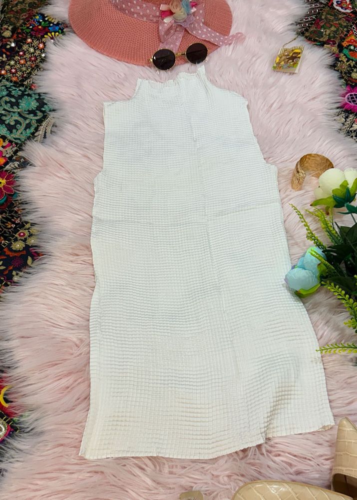 Old Money White Vintage Classic Dress