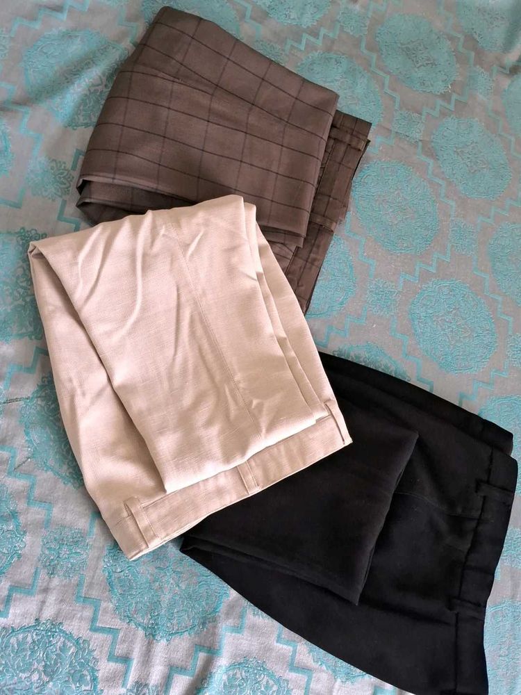 Lot of 3 Dress Pants - Neutral &amp; Formal Classy