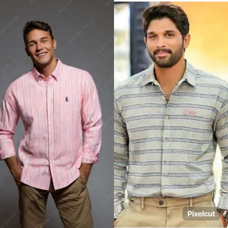Striped Button-Down Shirt Bundle