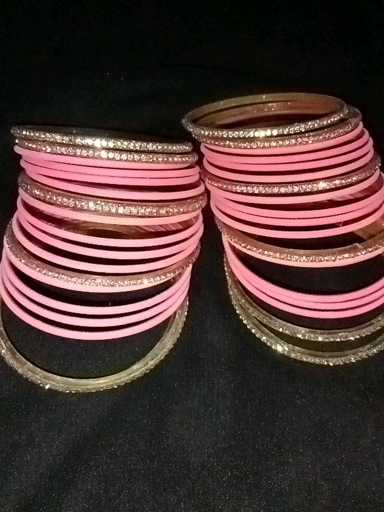 Pink Bangle Set
