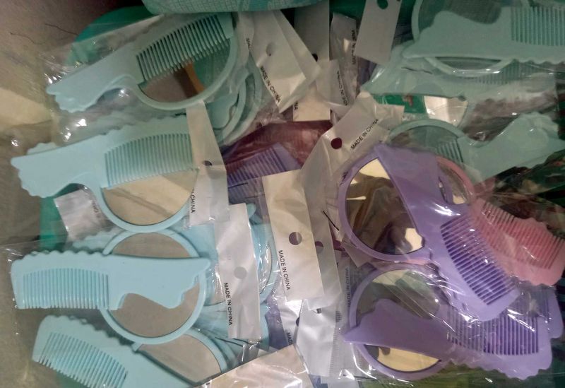 Mirror Comb Set - Y2K Style