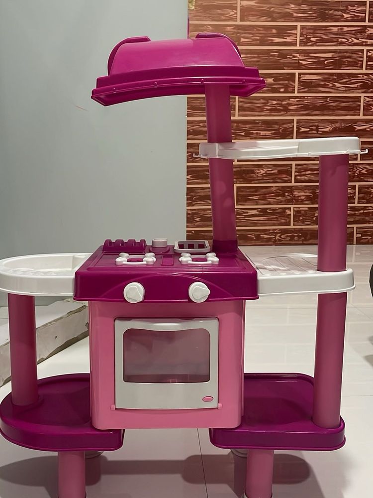 Pink Beautiful Kitchen Set For Girls
