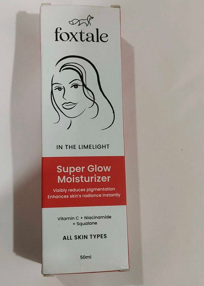 Foxtale Super Glow Moisturizer Unused No Coins ❌