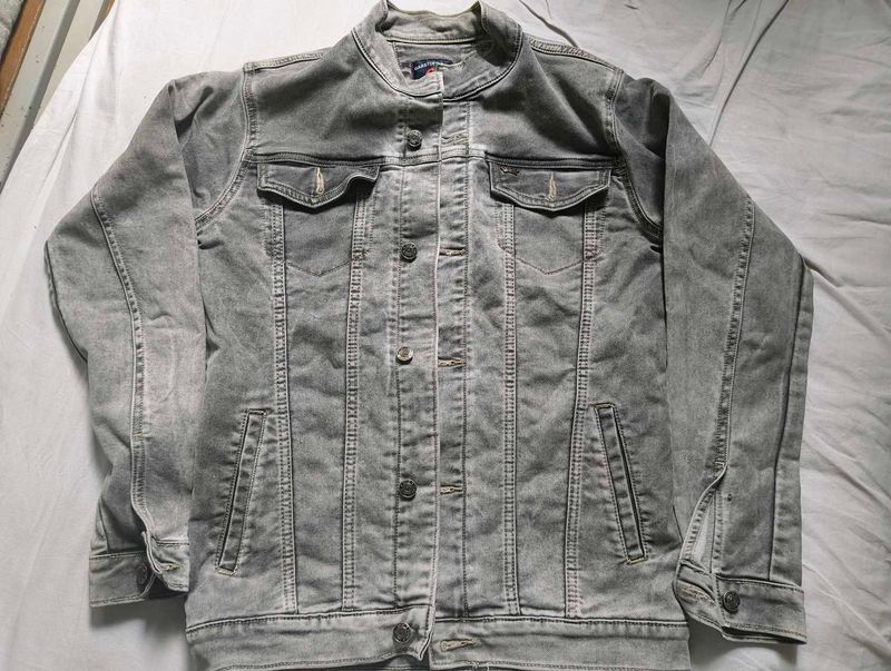 Grey Denim Jacket