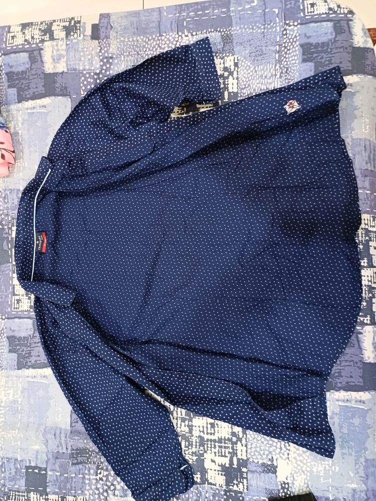 Combo Crimsoune  Blue  Shirt 2XL And Maroon Top