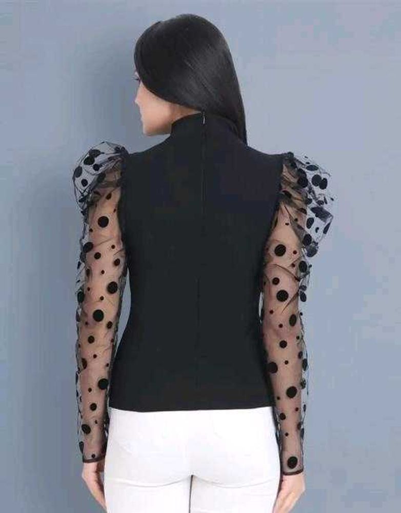 Polka Dot Sleeve Top