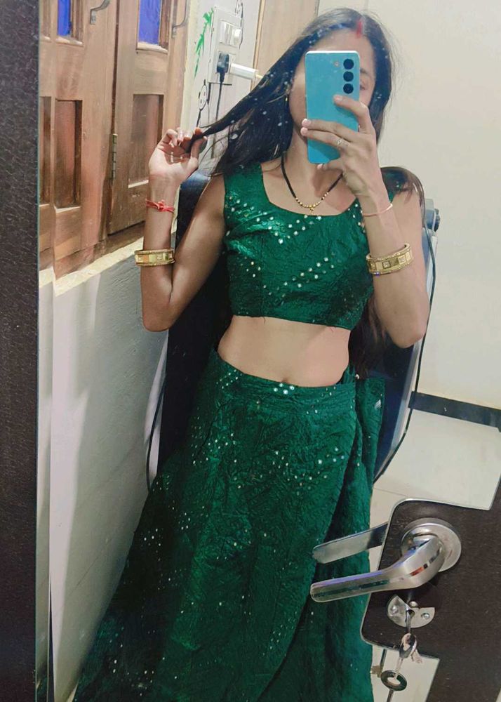 Green Lehenga Choli