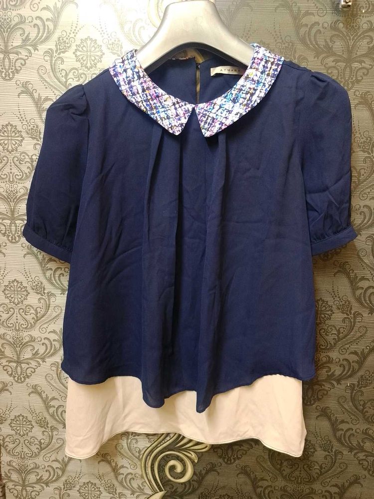 Collar Top Double Layer