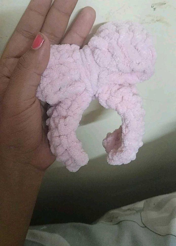 Pink Bow Keychain