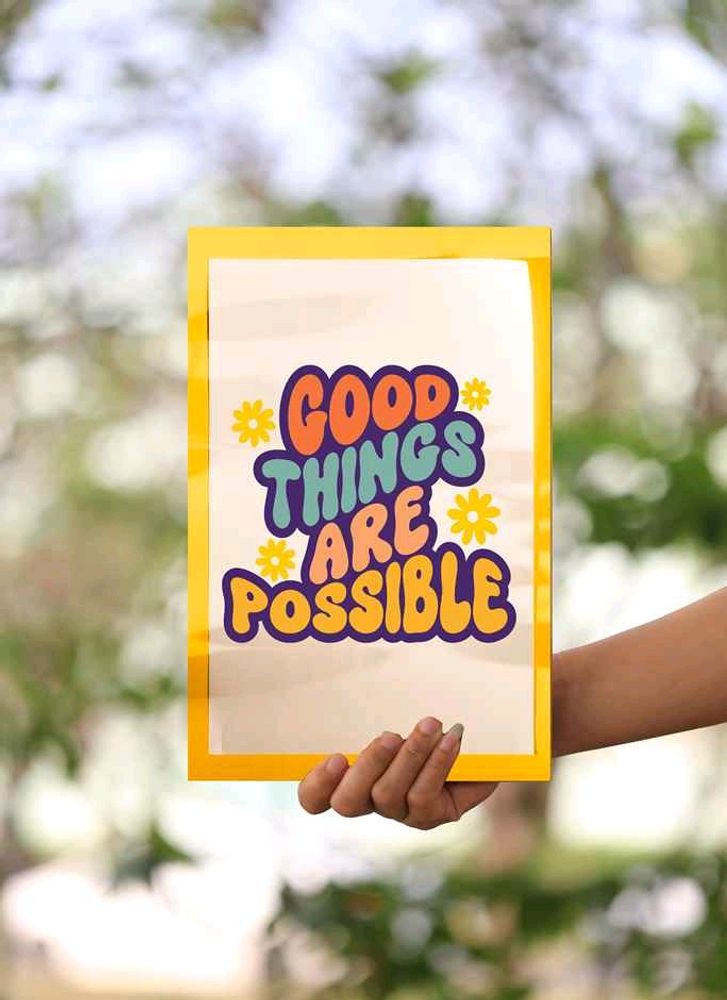 A4 Sticker Positive Thinking Sheet For Multi Use