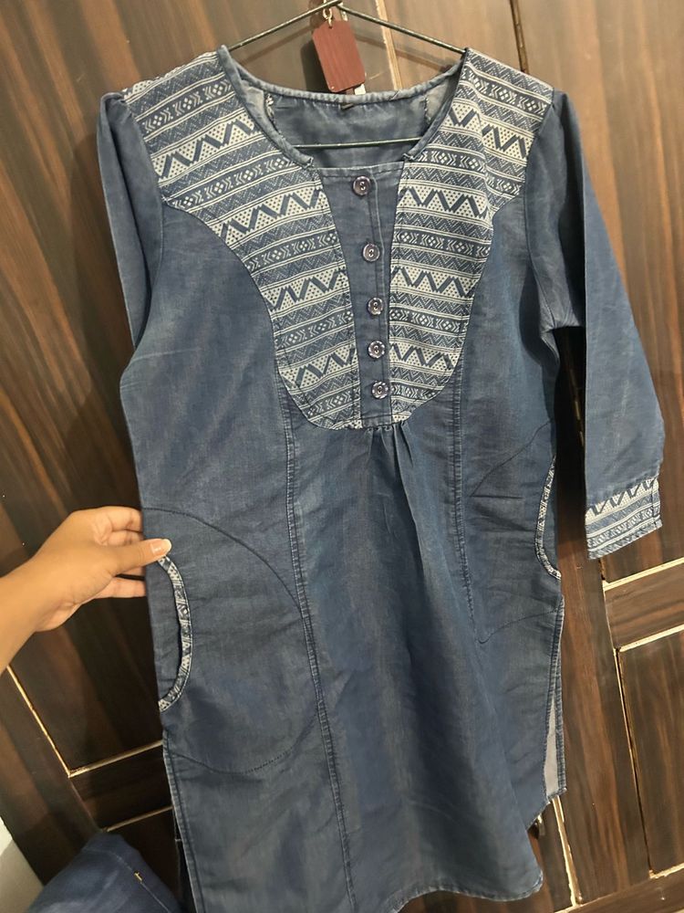Denim Kurtaa