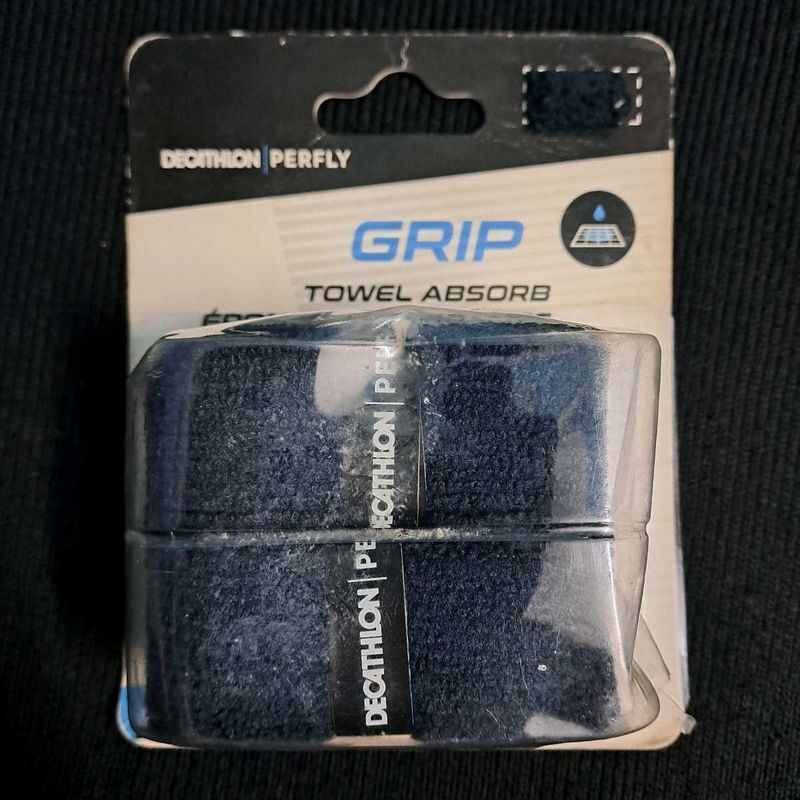 Decathlon kuikma Badminton towel Grip × 2Black