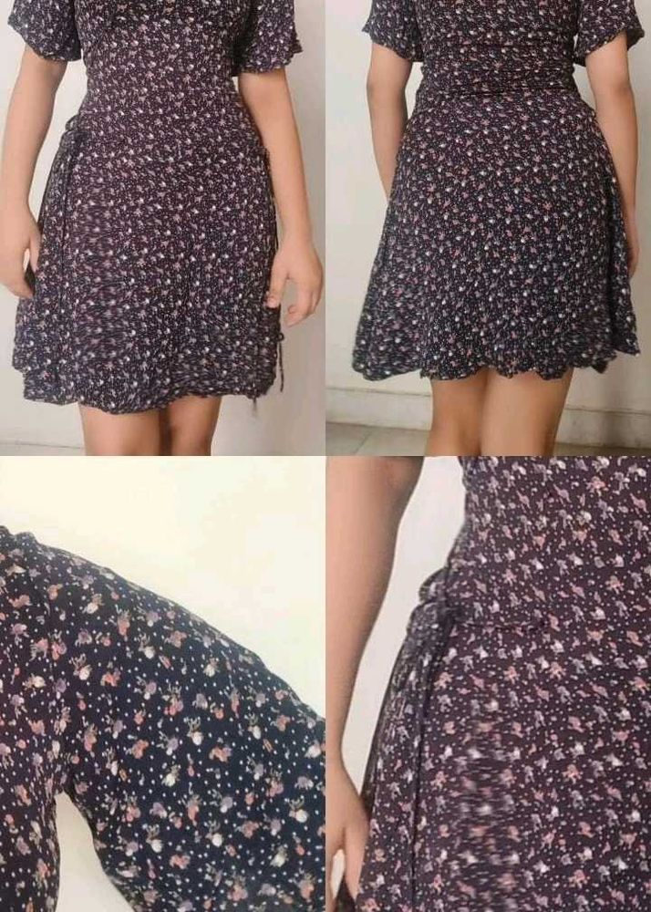 Floral Print Mini Dress