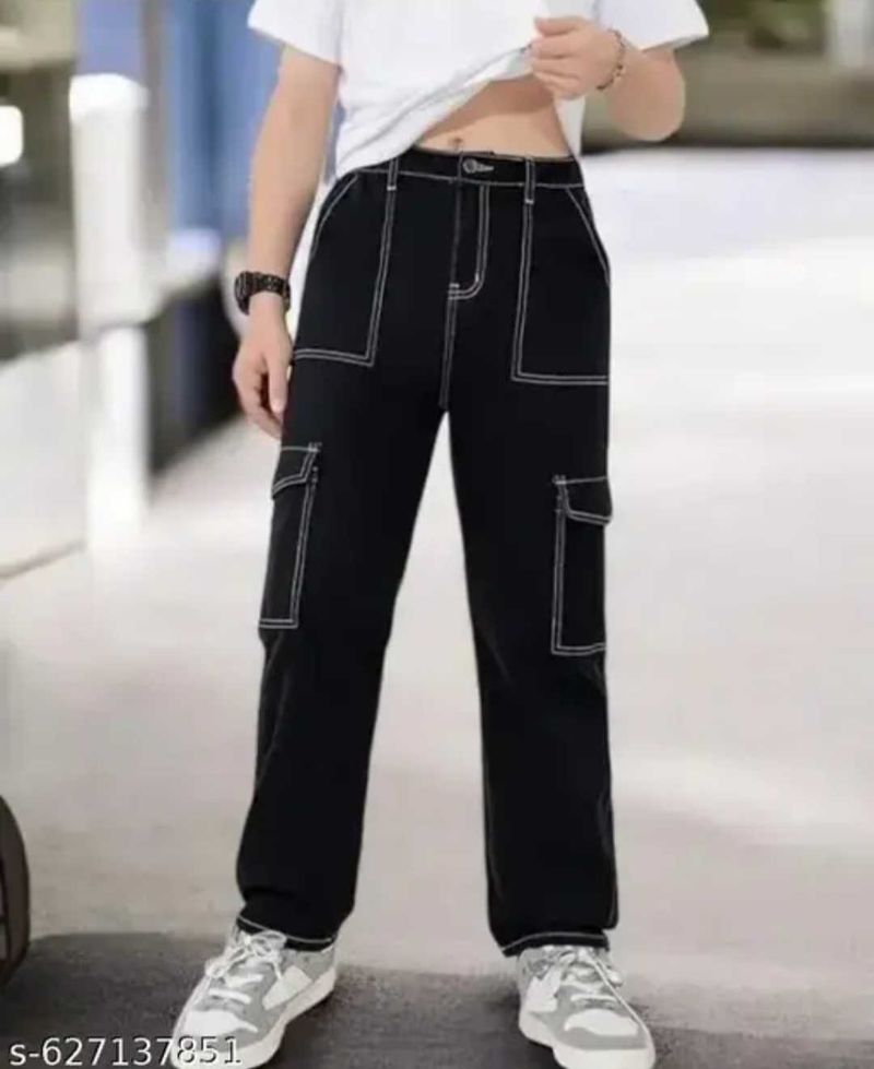 Black Cargo Pants