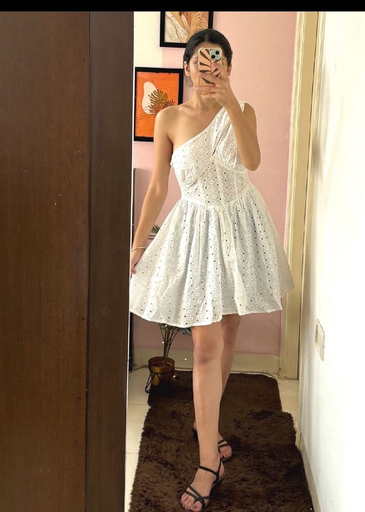 White Shifli Dress Size S