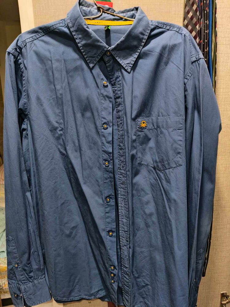 Benetton Shirt Blue