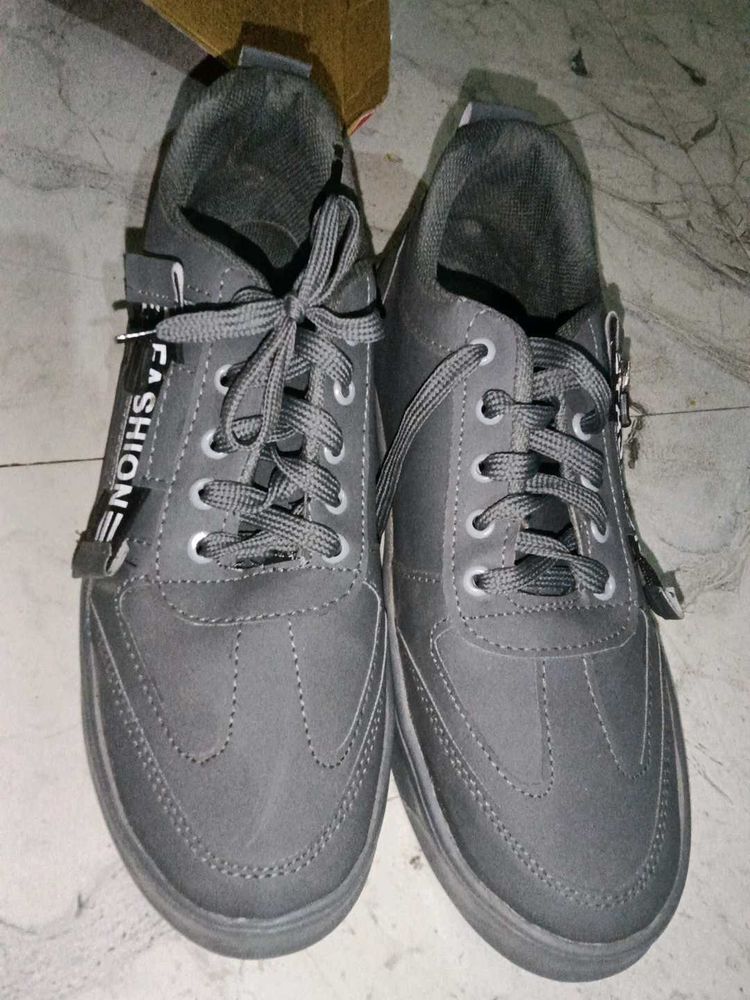 Stylish Gray Sneakers