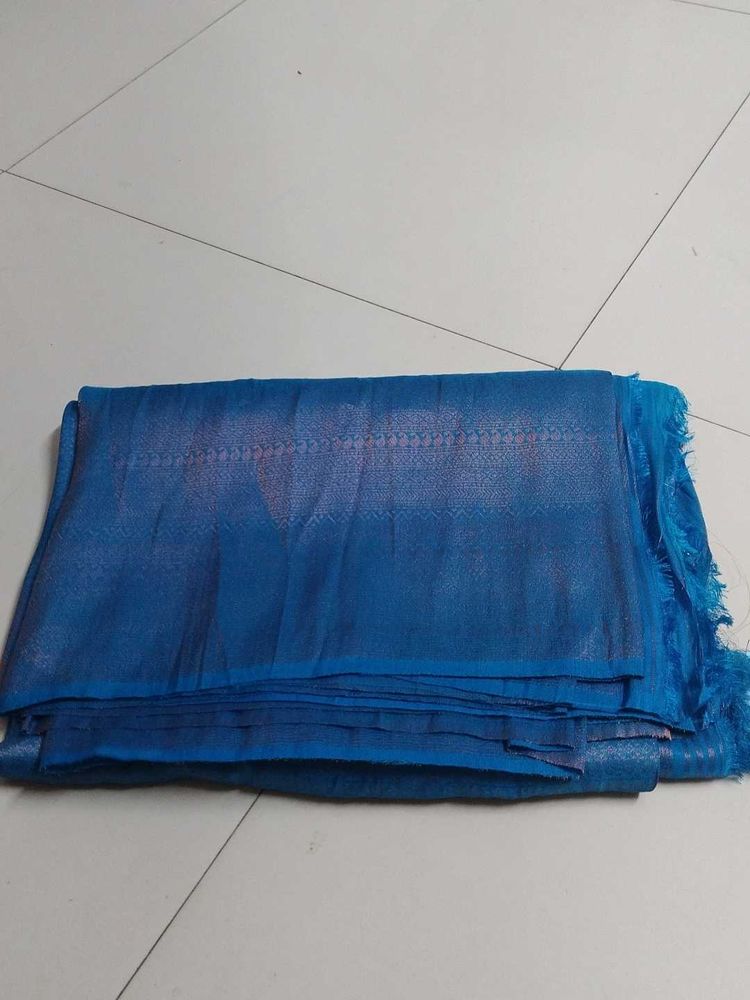 Elegant Blue softy silk saree