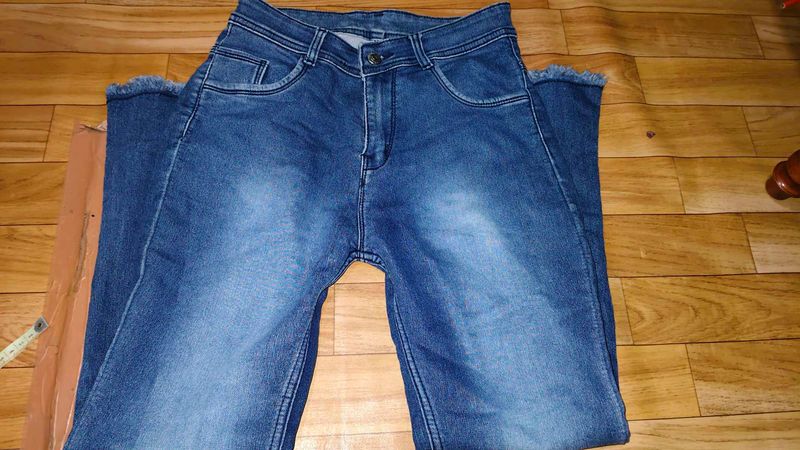 Frayed Hem Jeans