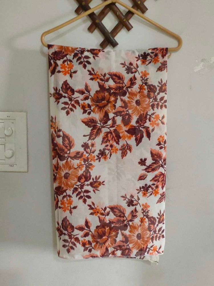 Vintage Floral Scarf