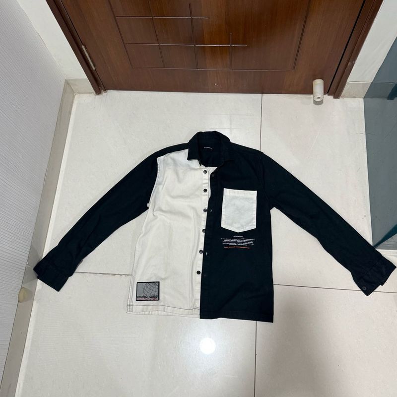 Black &amp; White RetroFururistic shirt Y2K