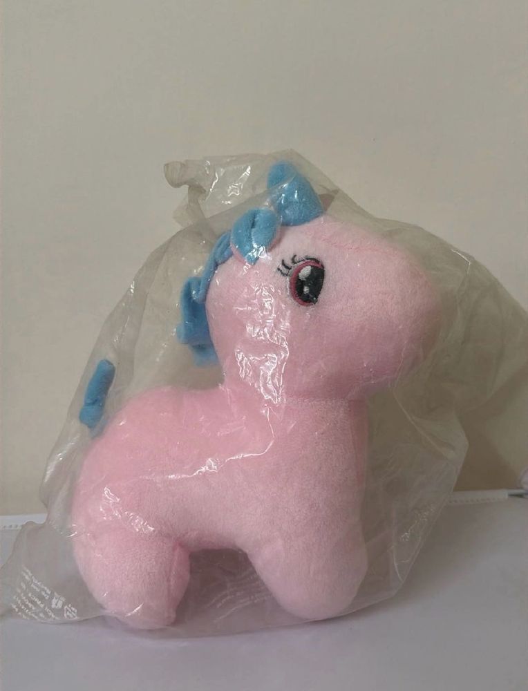 Pink Pony &amp; Penguin plush Toy