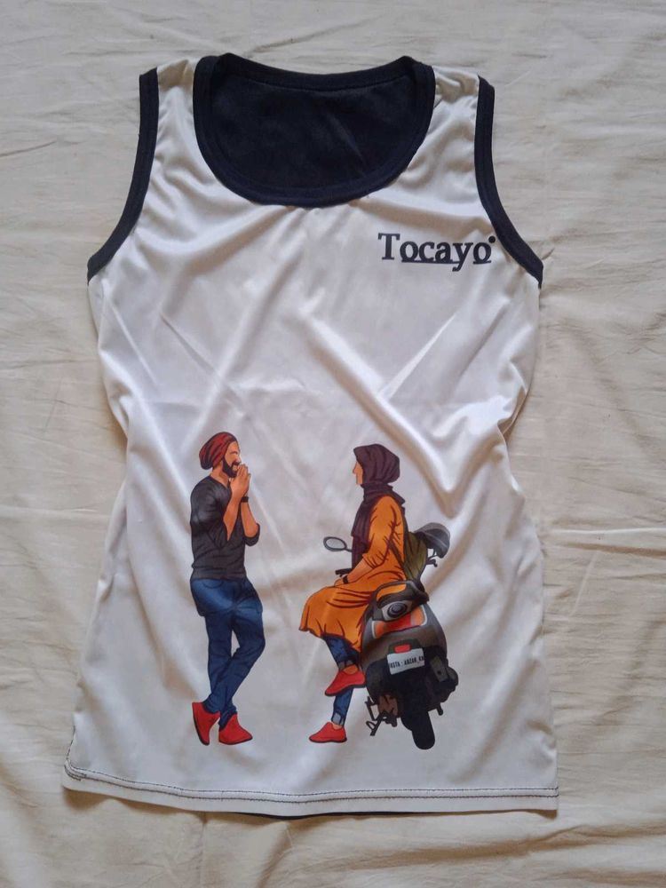 Cool Graphic Print Tank Top