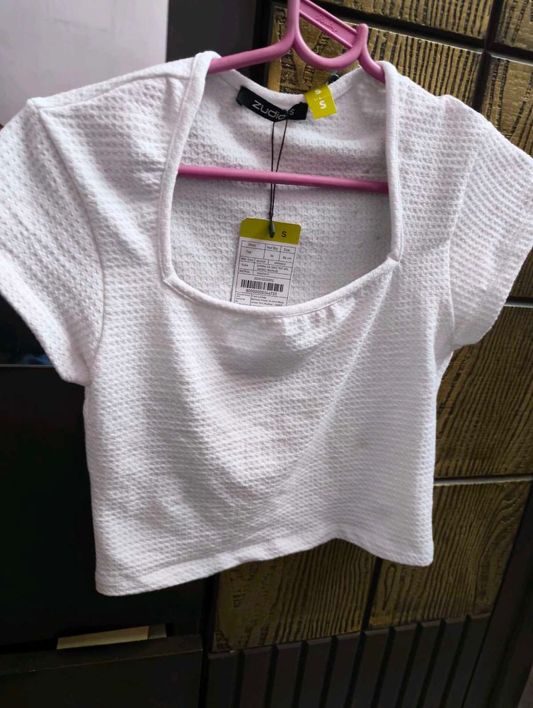 White Zudio Top