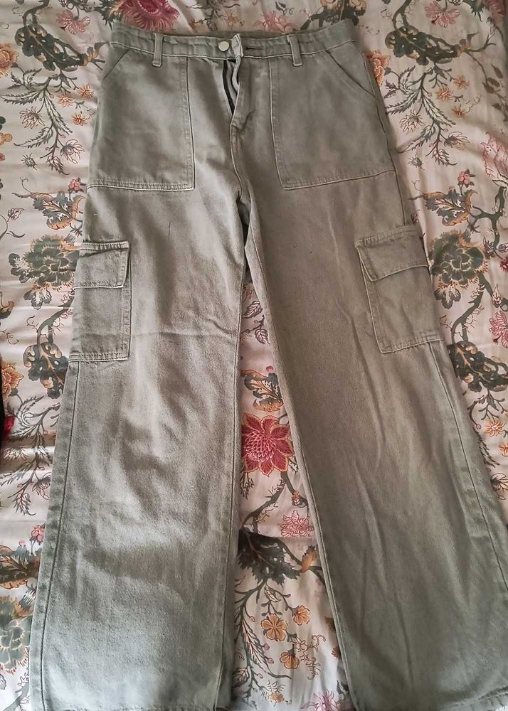 Olive Green Cargo Pants