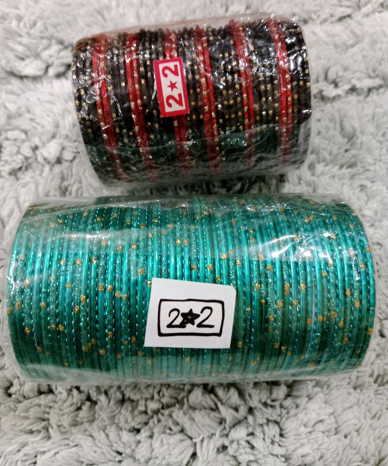 Metal Colouring Bangle Set