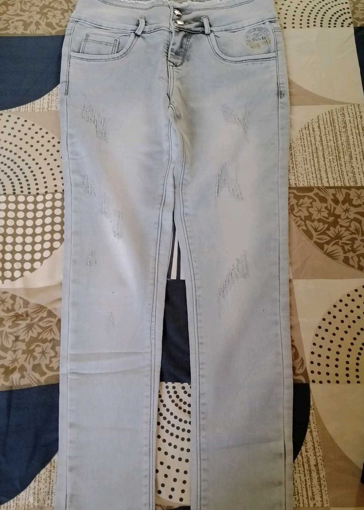 Light Wash Denim Jeans