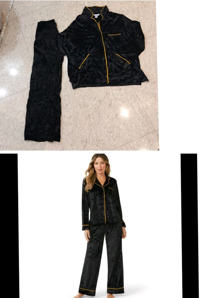 🔥Price Drop🔥 Velvet Night Suit For Winter