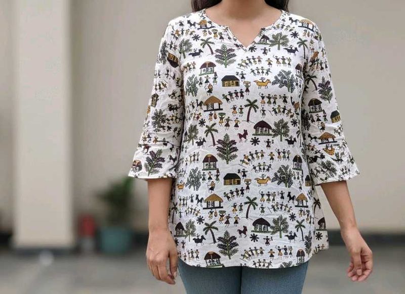 Printed Ethnic Top