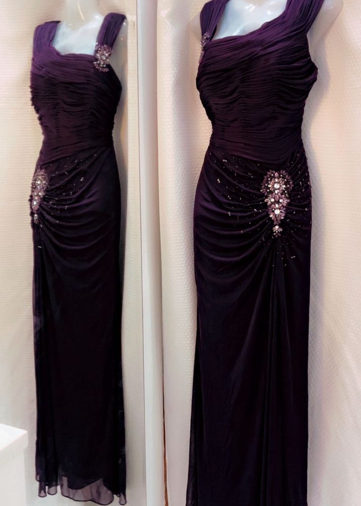 Elegant Purple/wine Gown