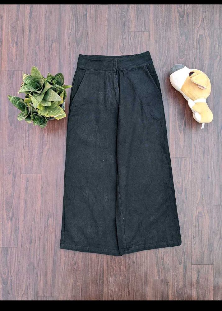 Wide Leg Black Pants