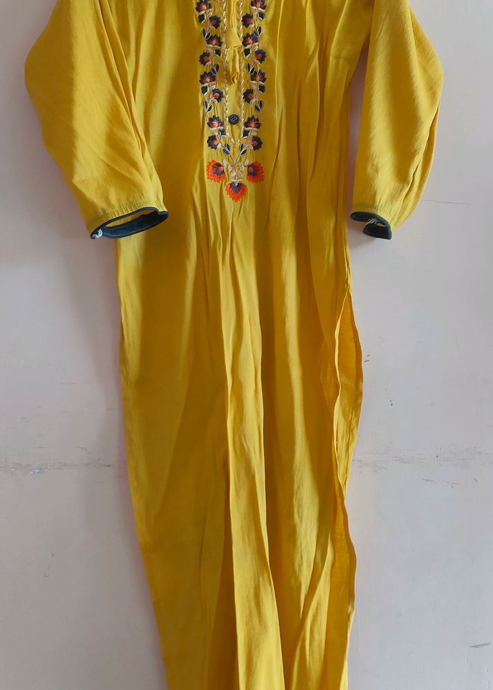 Mustard Kurti