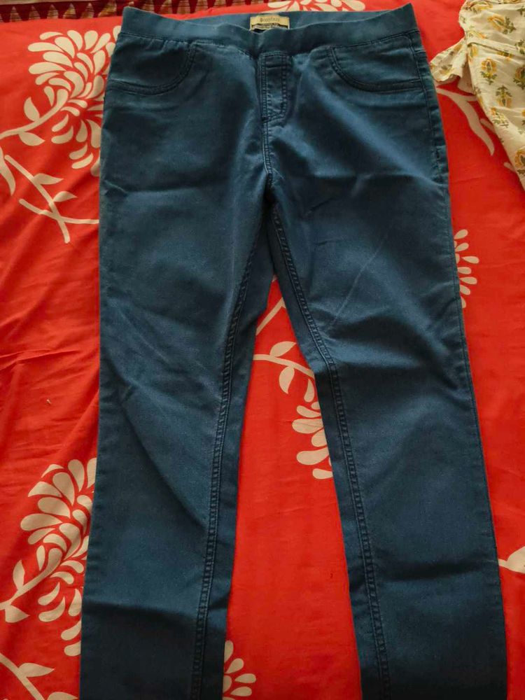 Blue Denim Pants+ Brown Jeggins😍