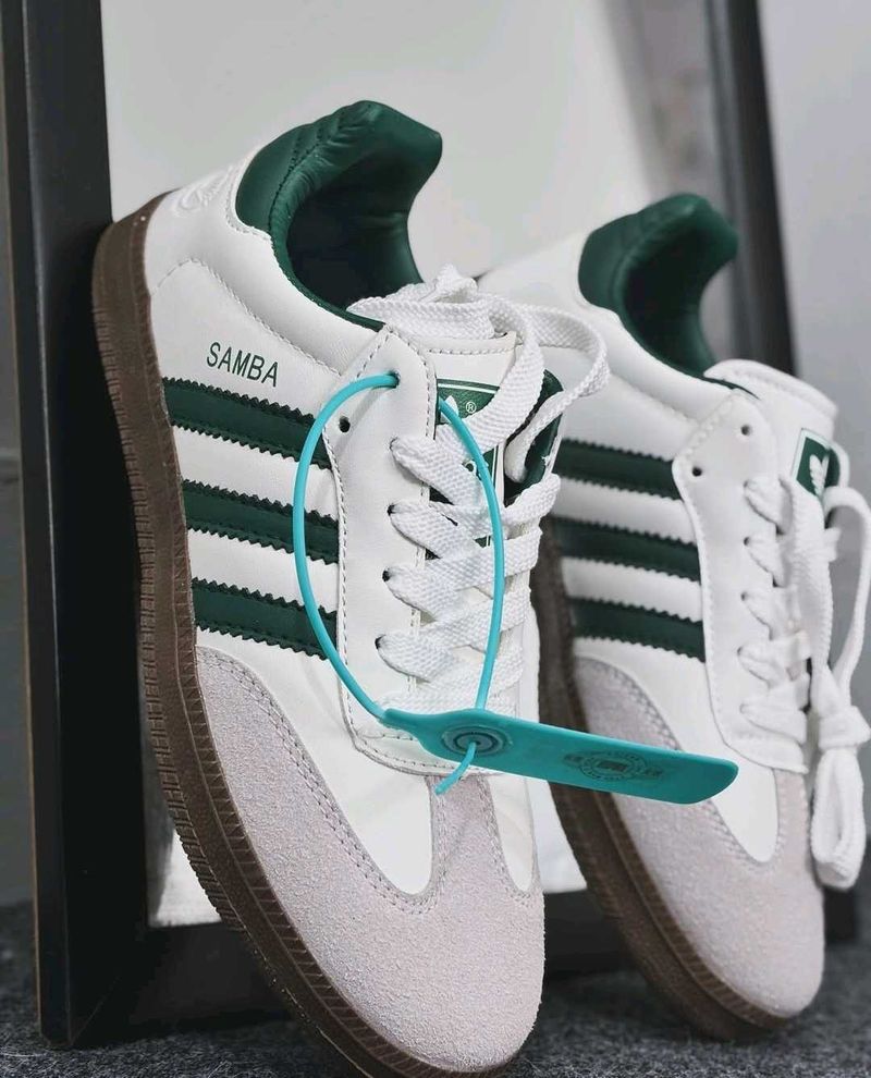 Adidas Samba OG White Green Sneakers